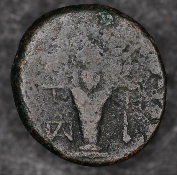 Greece. AE18mm. Countermarked.