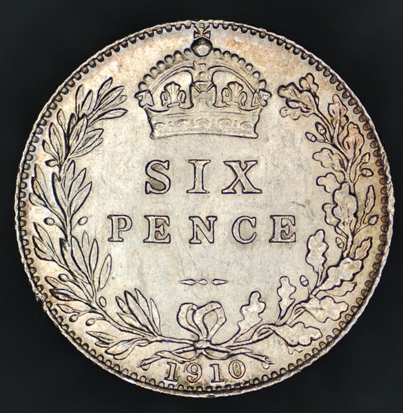 Edward VII. Sixpence. 1910.