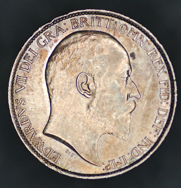 Edward VII. Sixpence. 1910.