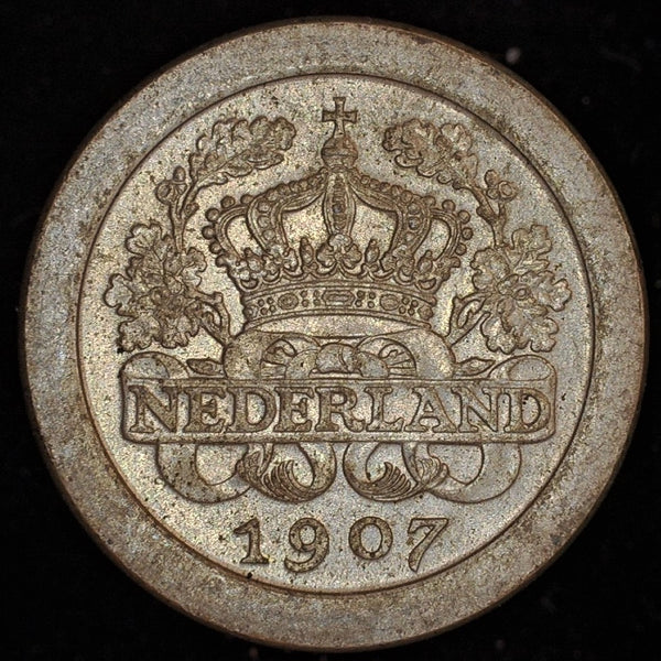 Netherlands. 5 cents. 1907