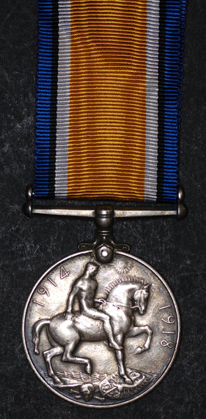 WW1. War medal. Bilbrough. 17th London Rifles. Casualty