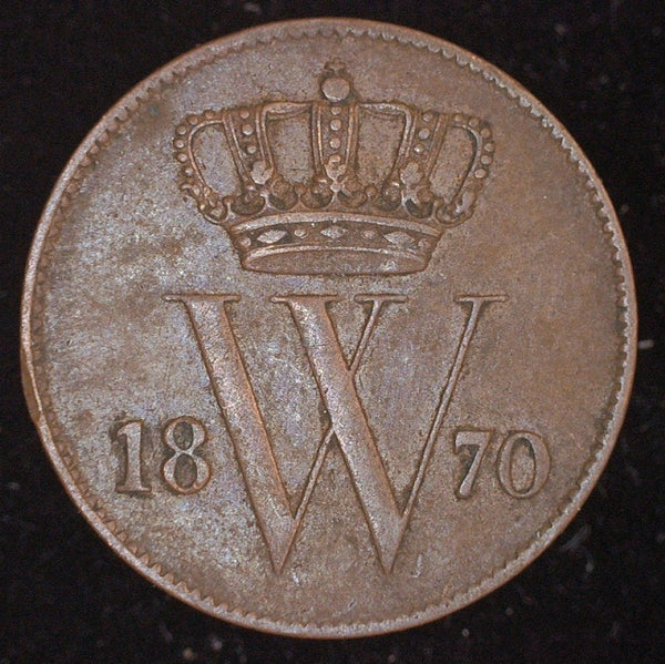 Netherlands. One cent. 1870