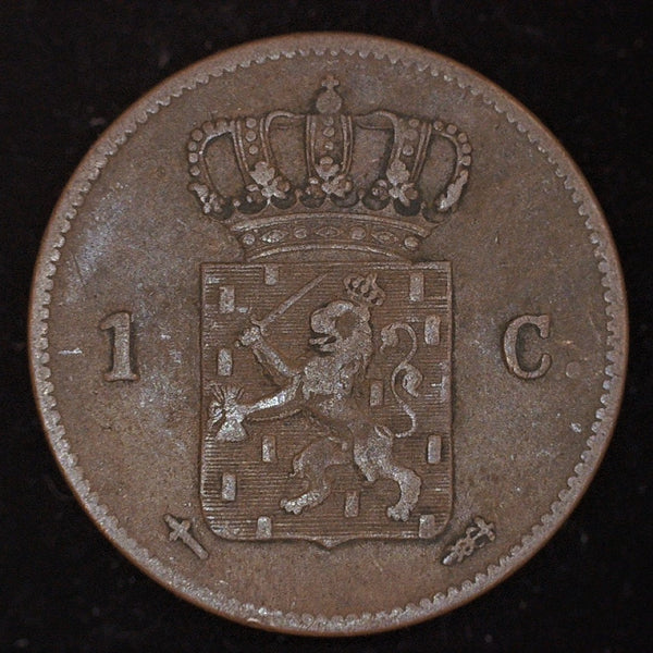 Netherlands. One cent. 1863