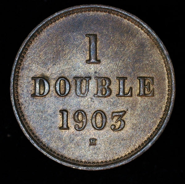 Guernsey. One Double. 1903H