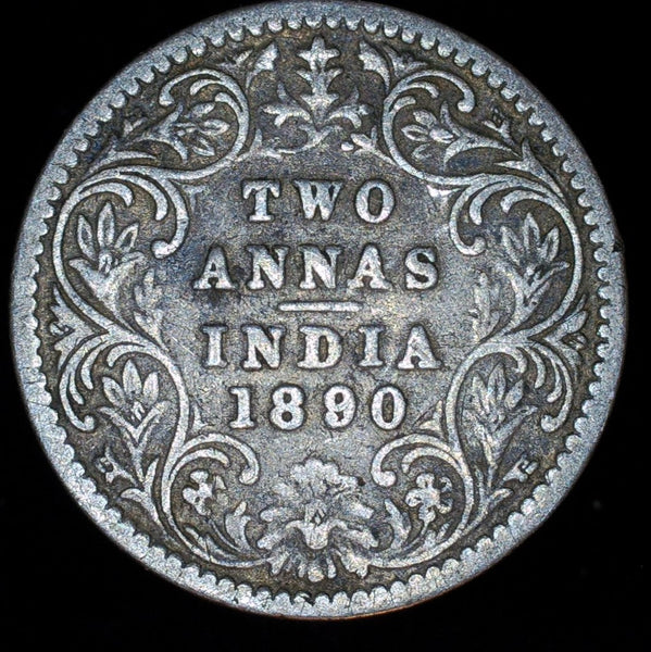 India. 2 Annas. 1890