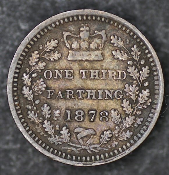 Victoria. Third farthing. 1878