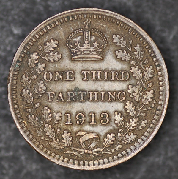 George V. Third farthing. 1913