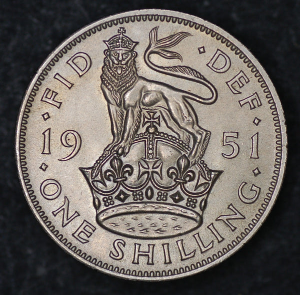 George VI. Shilling. 1951. English