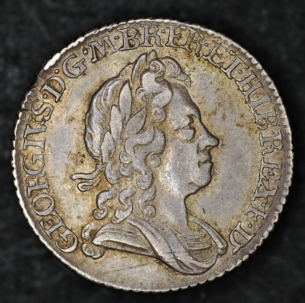 George 1. Sixpence. 1723 SSC