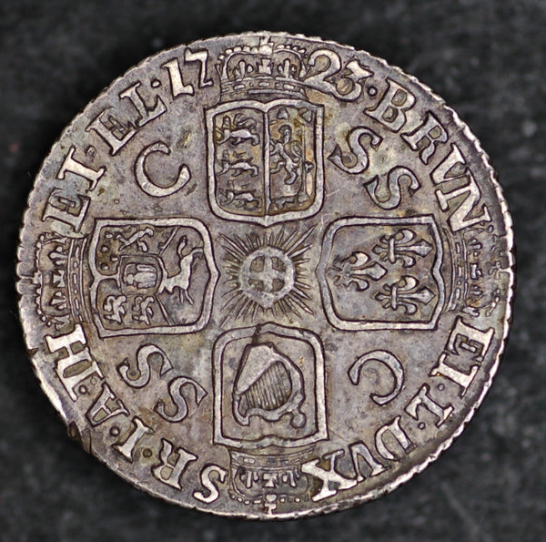 George 1. Sixpence. 1723 SSC