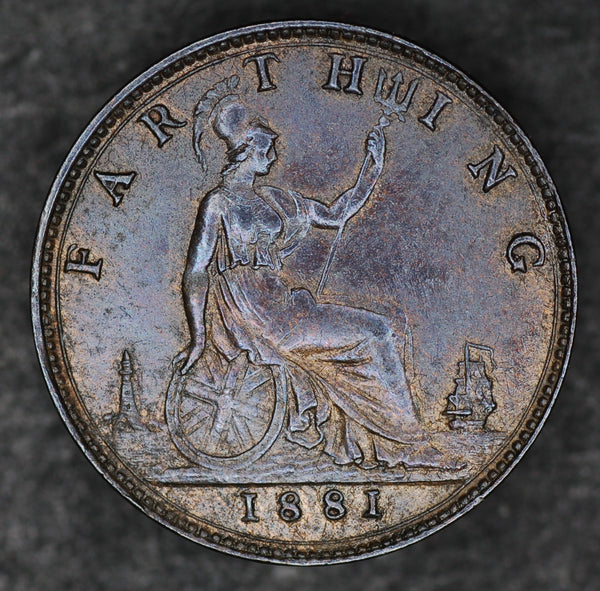 Victoria. Farthing. 1881