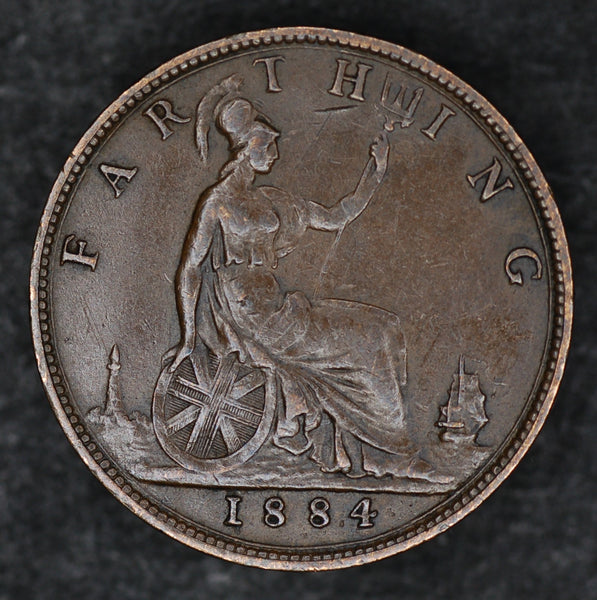 Victoria. Farthing. 1884