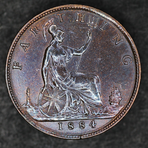 Victoria. Farthing. 1884