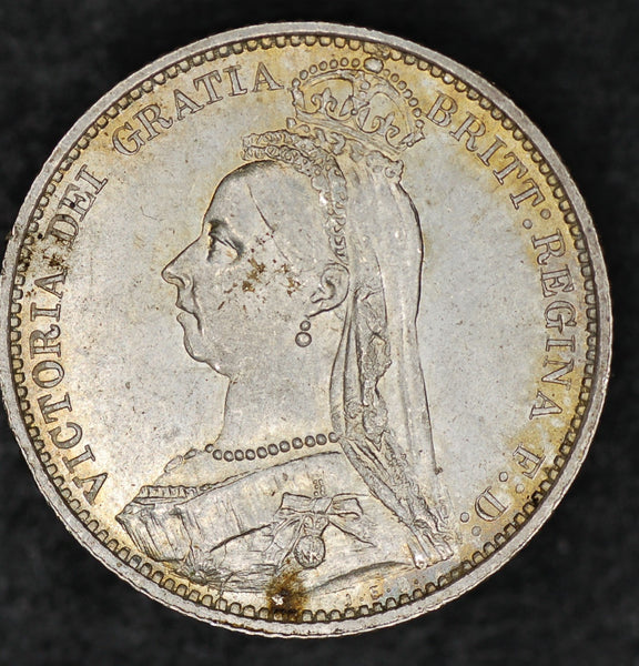 Victoria. Sixpence. 1887. Wreath reverse. A selection.