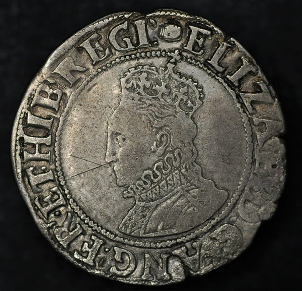 Elizabeth 1st. Shilling. 1592-5