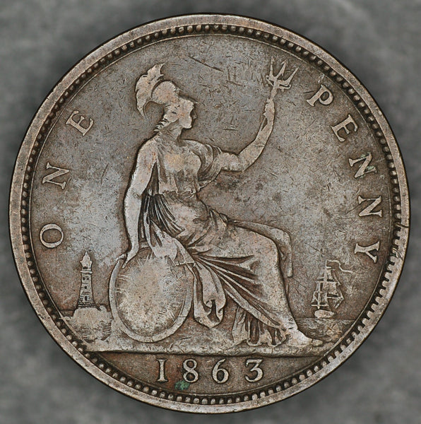 Victoria. Penny. 1863