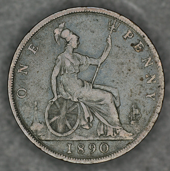 Victoria. Penny. 1890