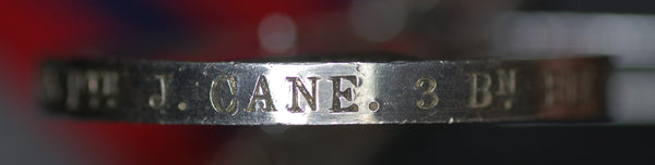 India General Service. 1854-1895. Cane. Rifle brigade