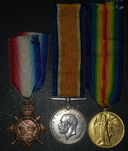 WW1. 1914-15 star Trio. Ritchie. R.N.R