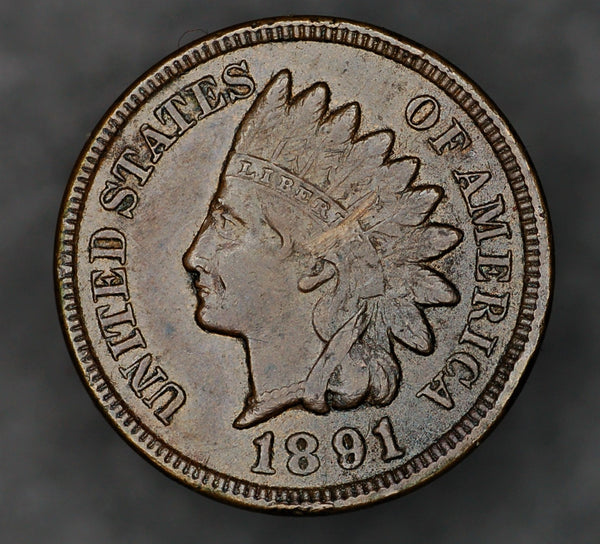 USA. 1 Cent. 1891