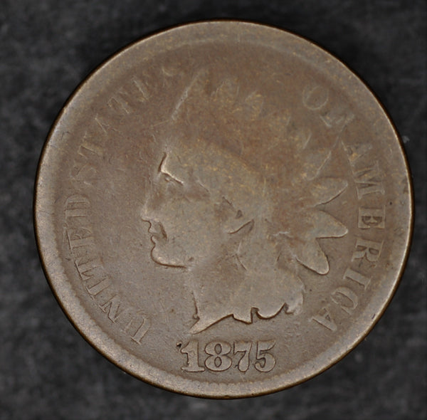 USA. One cent. 1875