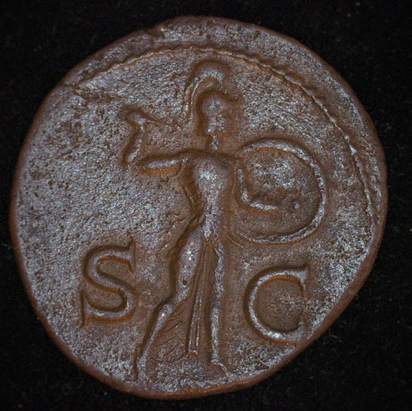 CLAUDIUS, 41-54AD, AE AS