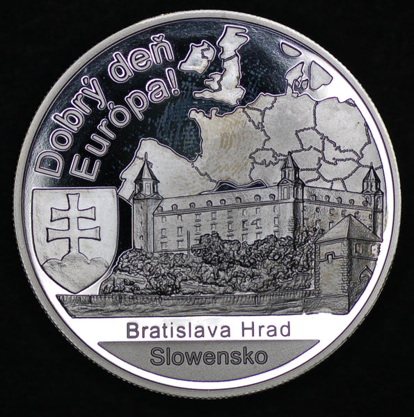 Slovakia. One ounce fine .999 silver medallion