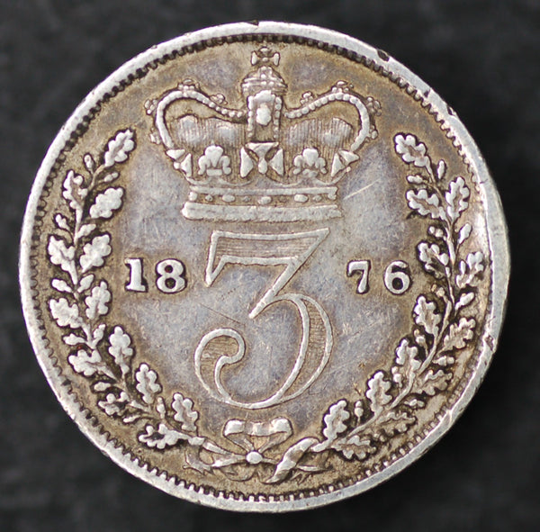 Victoria. Threepence. 1876