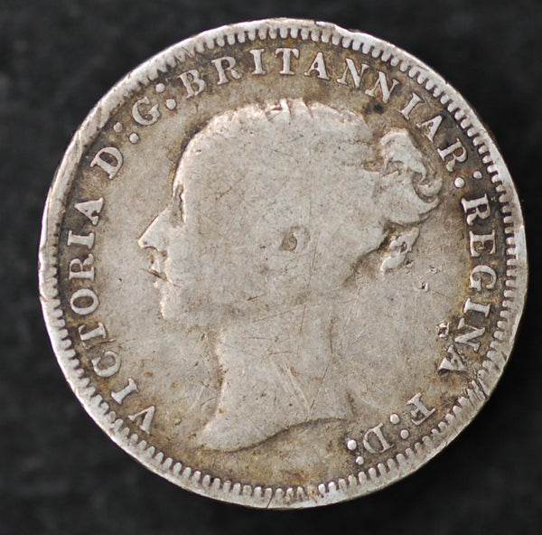 Victoria. Threepence. 1878