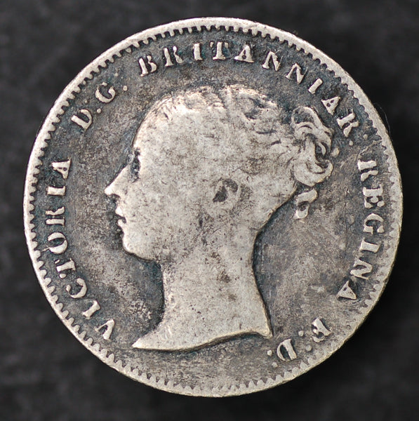 Victoria. Threepence. 1856