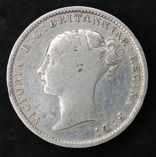 Victoria. Threepence. 1886