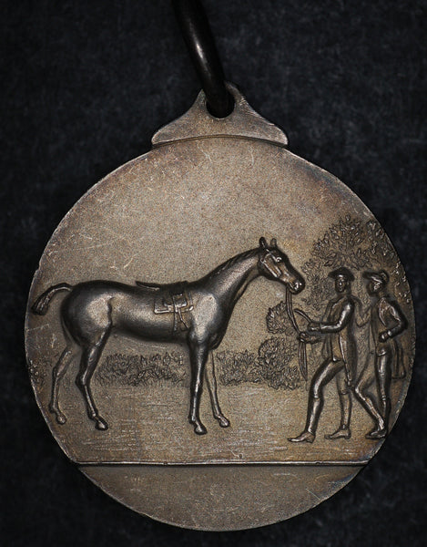 Equestrian medal. Light Horse Breeding Society. Silver