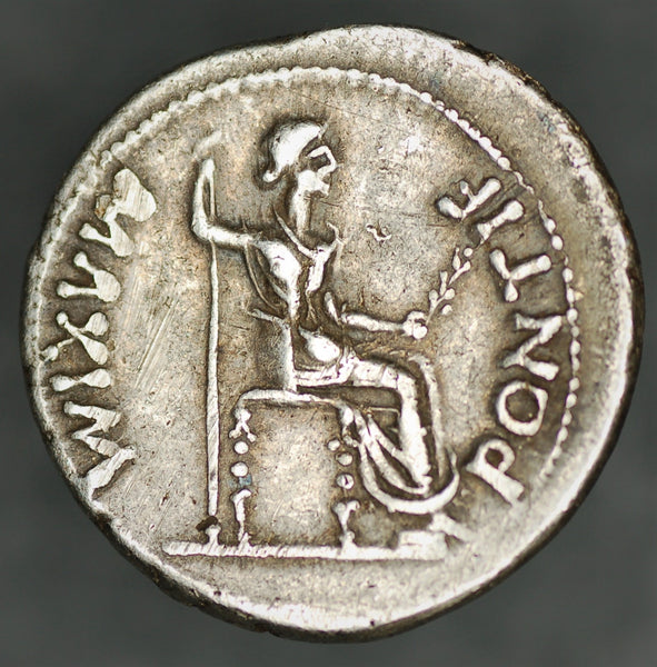 Tiberius. Denarius. AD14-37