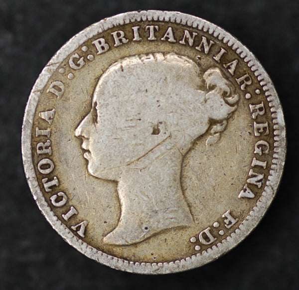 Victoria. Threepence. 1873