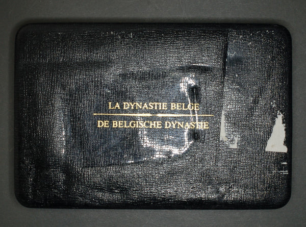 Belgium. 'Belgium dynasty' silver medallion set