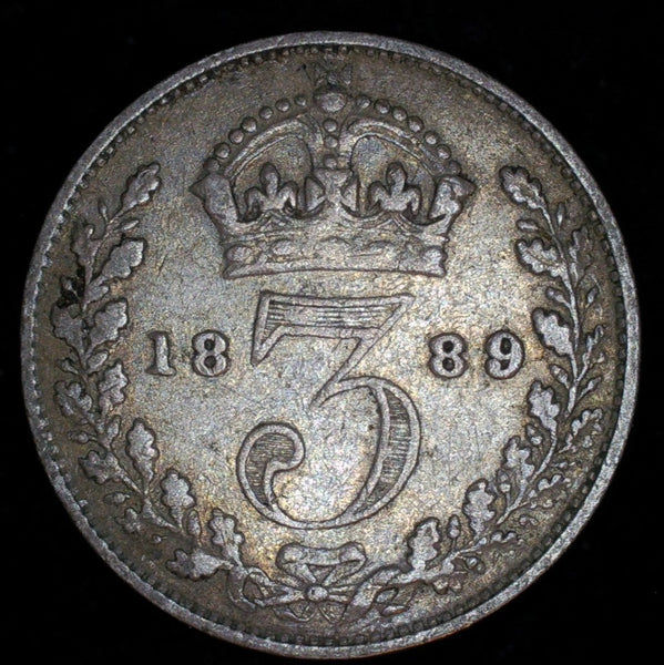Victoria. Threepence. 1889. A selection
