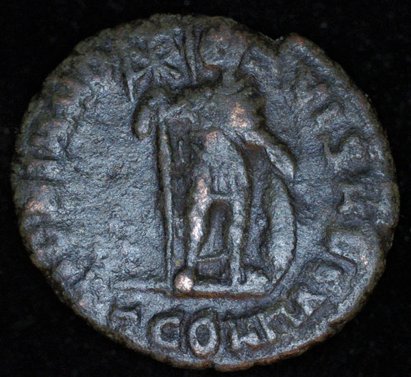 Gratian. AE3. GLORIA NOVI SAECVLI