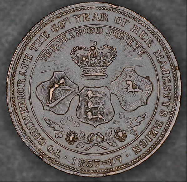 Diamond jubilee/4 generations medal. 1897