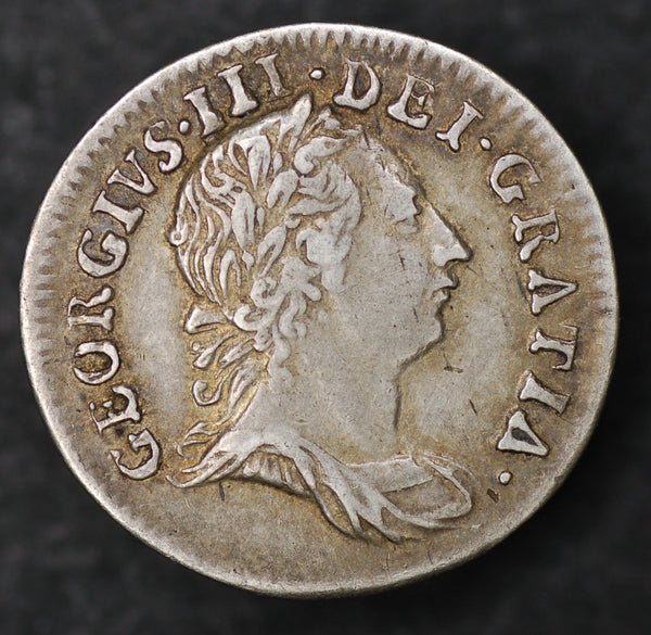 George III. Three pence. 1763