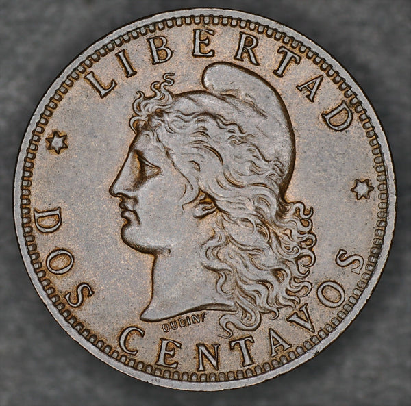 Argentina. 2 centavos. 1891