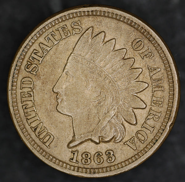 USA. One cent. 1863