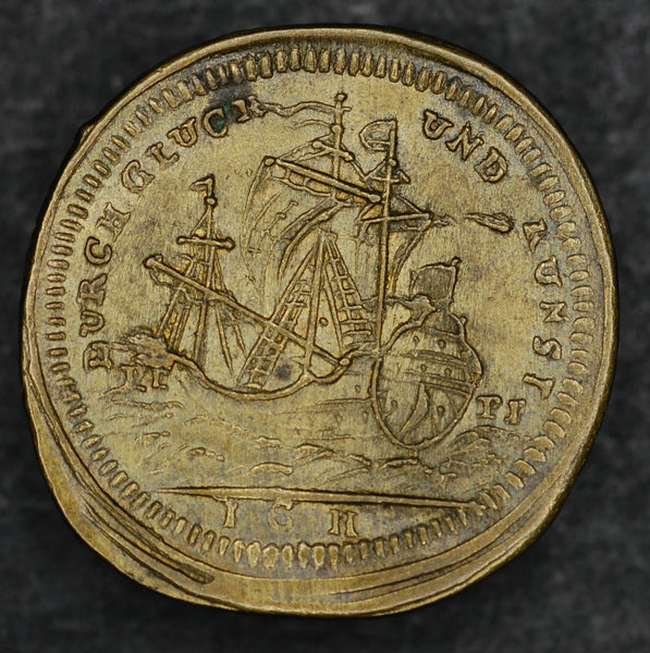 France. Louis XV. Brass token. 1715-1774