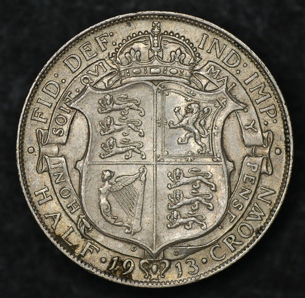 George V. Halfcrown. 1913.