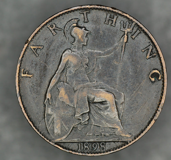 Victoria. Farthing. 1898