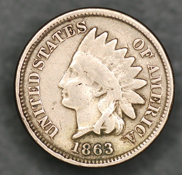 USA. One Cent. 1863