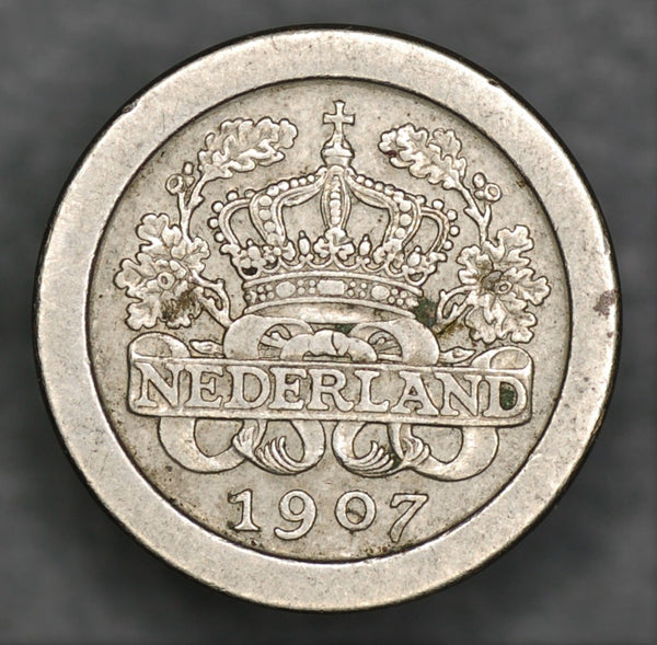 Netherlands. 5 cents. 1907