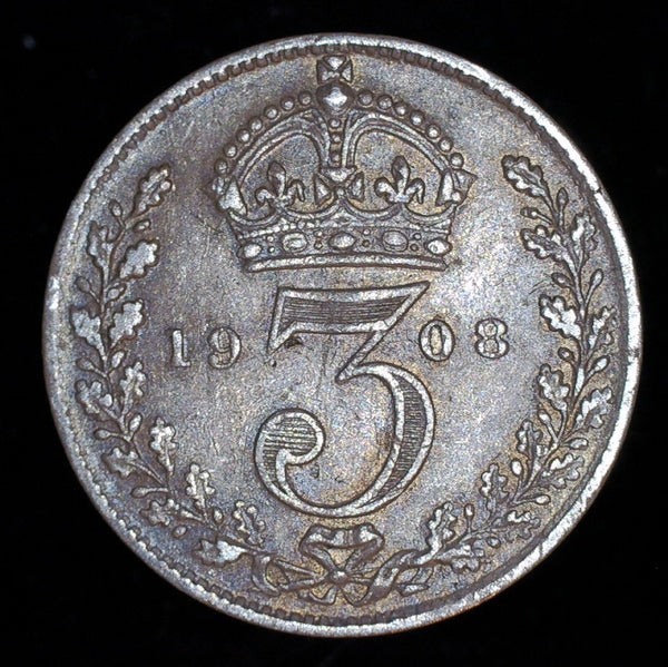 Edward VII. Threepence. 1908