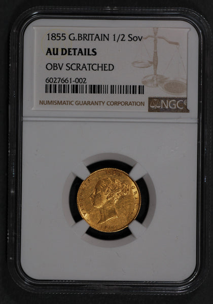 Victoria. Half Sovereign. 1855