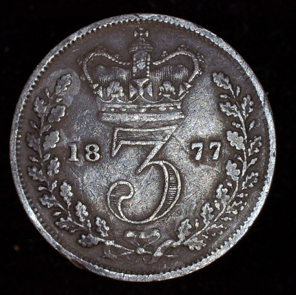 Victoria. Threepence. 1877. A selection.