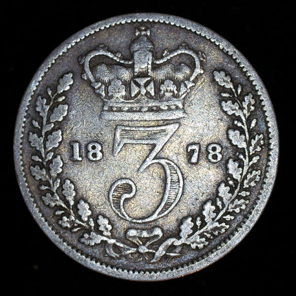 Victoria. Threepence. 1878